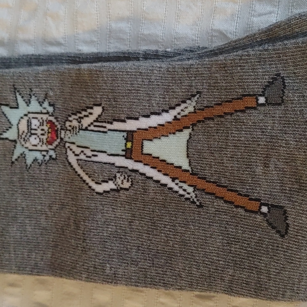 🇨🇦 Nwt Rick & Morty Unisex Socks